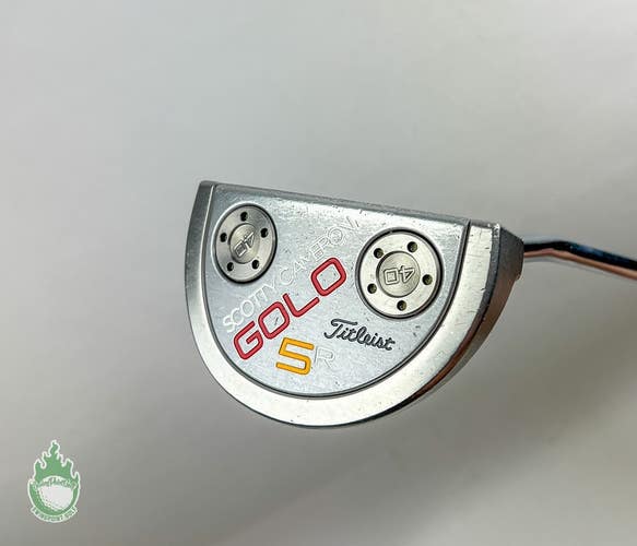 Used Right Handed 2015 Titleist Scotty Cameron GOLO 5R 34" Putter Golf Club