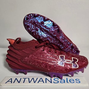 Under Armour Blur 2 MC Suede Football Cleat Cardinal 3027978-602 Men’s Sz 7 NEW