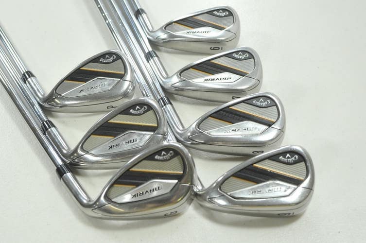 Callaway Mavrik 6-PW,AW,GW Iron Set Regular Flex Right KBS MAX 80g Steel #212031