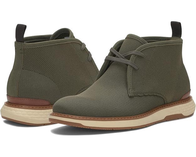 Vince Camuto Saveli Boots Men's US 12 Green Round Toe Ankle Chukka JOBB1210