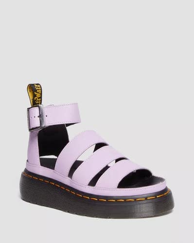 Dr. Martens Clarissa II 30745308 Sandal Womens 8 Lilac Leather Platform JOBB1196