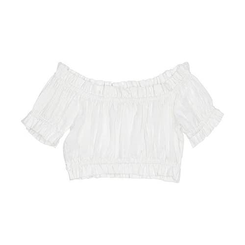 Mikoh Pana Cover-Up Top Womens 3 White Off The Shoulder Pullover Swimwear ERK141