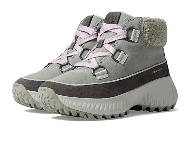 Cole Haan Zerogrand Flurry W25077 Womens 5 Gray Waterproof Hiking Boots JOBB1193