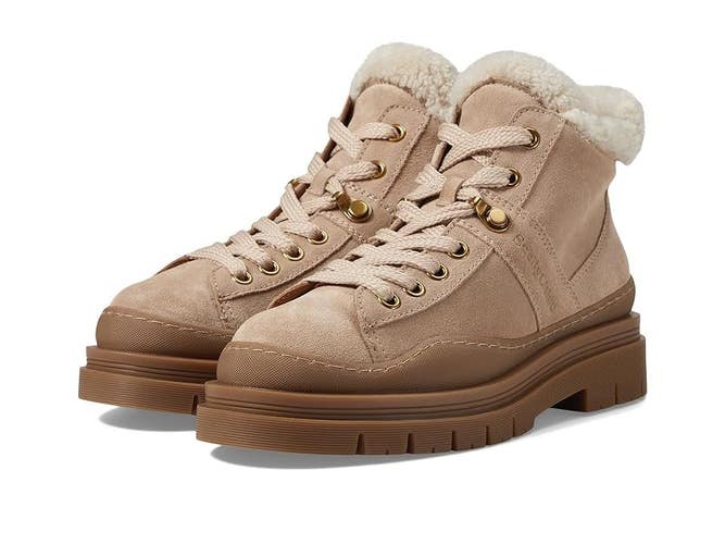 See by Chloe Maeliss SB41082A-18030 Women's US 5 Natural Ankle Boots JOBB1116