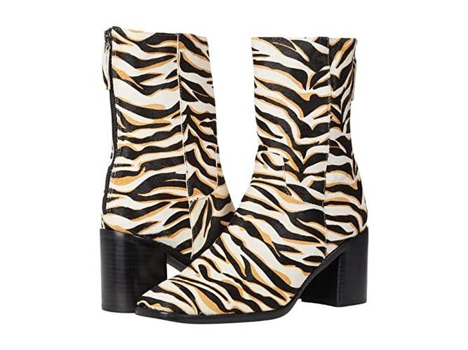 Intentionally Blank PG Boots Women's 5 Multi Safari Leather Square Toe JOBB1019