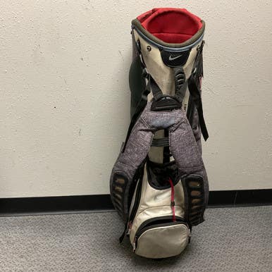 Used Nike AIR SPORT Mens Stand Bag White/Black/Red 11855-S000200959