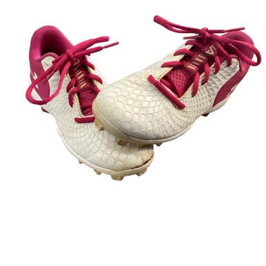 Used Under Armour UA BB/SB Cleats White Junior 03 11760-S000089819