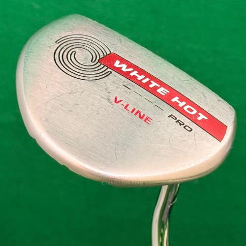 Odyssey White Hot Pro V-Line 35" Double-Bend Mallet Putter Golf Club