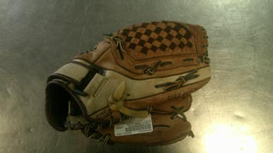 Used Mizuno POWER CLOSE BB/SB Glove RH Throw Brown 11 1/2" 11868-S000068301