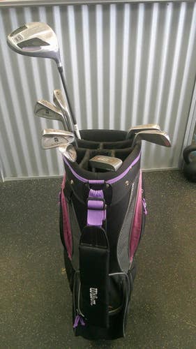 Used Dunlop JAN STEPHENSON Womens Package Set RH Purple 9 Piece 11868-S000068292