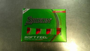 Used Srixon SOFT FEEL 12 Pack - Golf Balls Red 11868-S000068293
