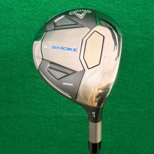 Callaway Paradym Ai Smoke Max 27 Fairway 11 Wood Vanquish 5-R2 Seniors w/HC