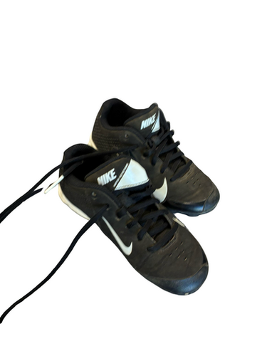 Used Nike BASEBALL CLEATS BB/SB Cleats Black Youth 12.0 11682-S000129910