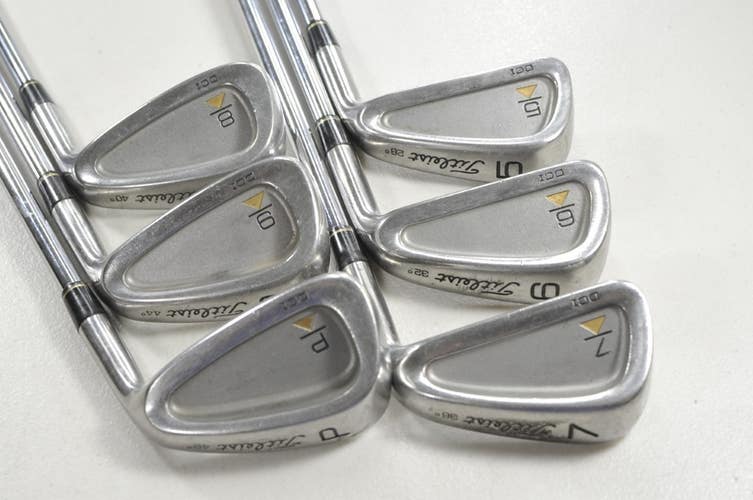 Titleist DCI Gold 5-PW Iron Set Regular Flex Right MS-209 Steel # 212041