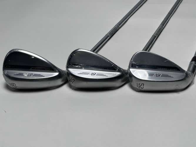 LEFTY Titleist Vokey SM10 Tour Chrome Wedge Set 52* 8 | 56* 12 | 60* 10 LH NEW