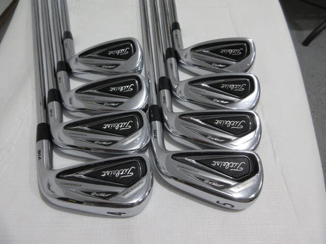 Titleist 716 AP2 Forged Iron Set - 4-PW, GW - Stiff Flex Steel +0.5" Long