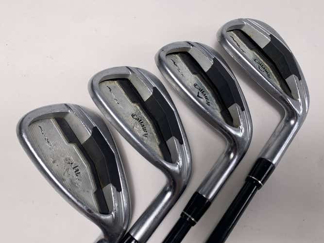 Callaway Apex Iron Set 7-PW Mitsubishi Rayon Kuro Kage Black Ladies RH