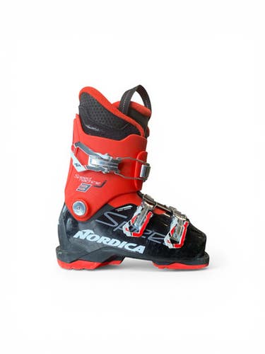 Used Nordica SPEED MACHINE 3 Boys DH Ski Boot Red 235 MP - J05.5 - W06.5 11883-S000158841