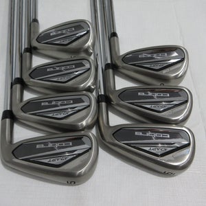 Cobra DS-Adapt Iron Set - 5-PW, GW - KBS Regular Flex Steel +0.5" Long - MINT