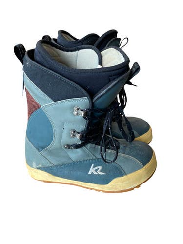 Used K2 BEST LACE Mens Snowboard Boots Grey Senior 11 11883-S000158765