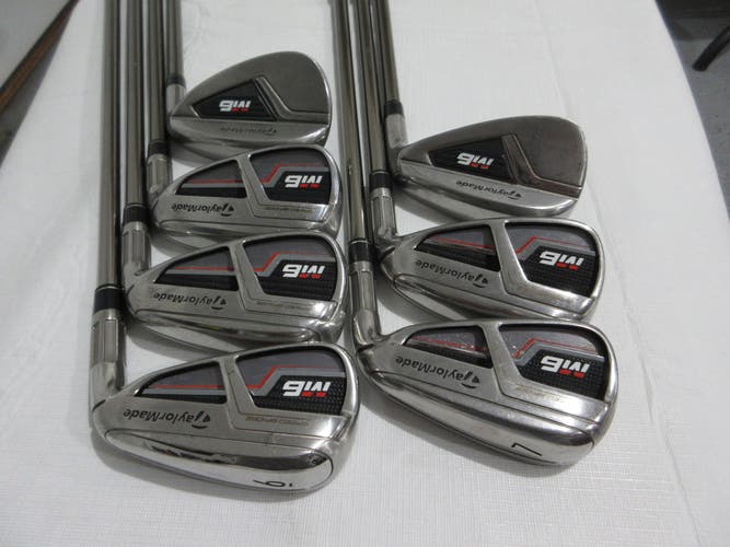 TaylorMade M6 Iron Set - 6-PW, AW, SW - Senior Flex Graphite