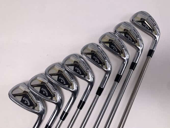 Callaway Apex 21 Iron Set 4-PW+AW KBS Tour C-Taper Lite 110g Stiff Steel RH +1"