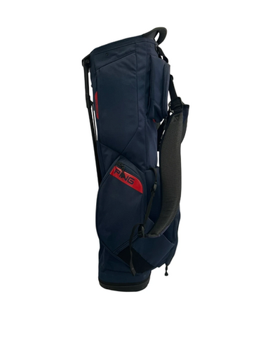 Used Ping Hoofer 14 Mens Stand Bag Navy Blue 11692-S000148600