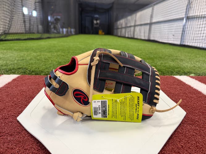 2025 Rawlings Heart of The Hide RH Outfield Softball Glove 12.75" (New) PRO1275SB-6CN