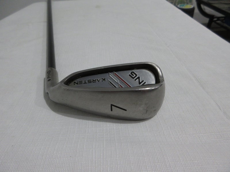 Ping Karsten 7-iron - 30.5* - Stiff Flex Graphite - Black Dot - Trainer Grip