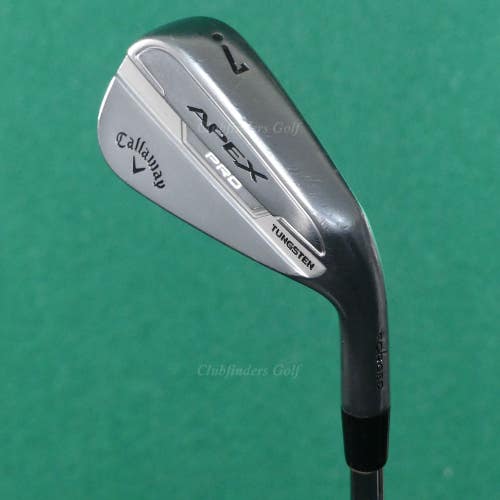 Callaway Apex Pro 2021 Forged Single 7 Iron TT Dynamic Gold 105 S300 Steel Stiff