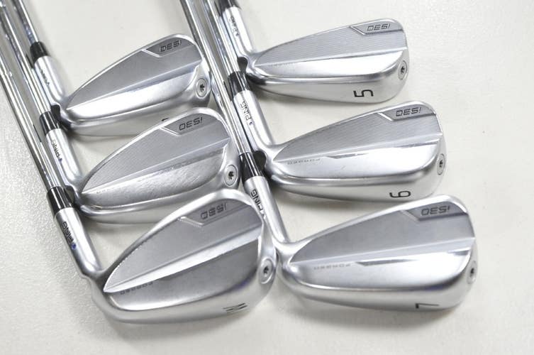 Ping i530 5-W Iron Set Stiff Flex Blue Dot Right DG MID S300 115g Steel # 209530
