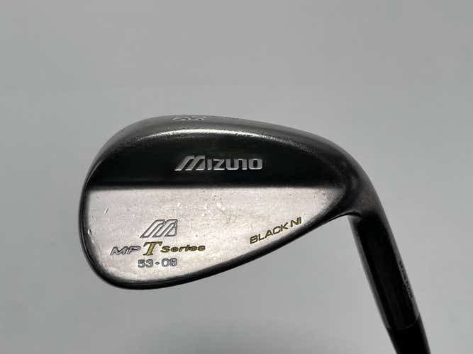 Mizuno MP T Series Black Nickel 2008 Wedge 53* 8 Bounce FCM 4.5 Steel Mens RH