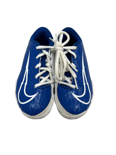 Used Nike VAPOR ULTRAFLY KEY BB/SB Cleats White And Royal Blue Youth 10.0 11692-S000146538