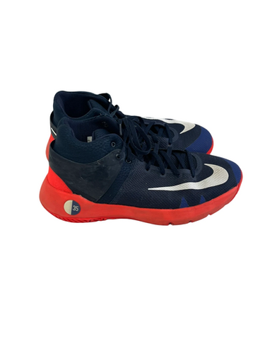 Used Nike KD TREY 5 Basketball Shoes M White/Red/Navy Senior 7 11692-S000146744