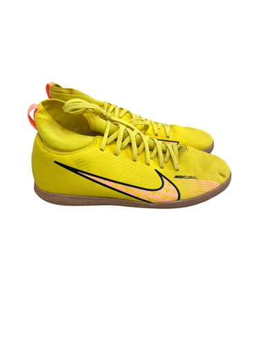 Used Nike MERCURIAL Soccer Indoor Shoes Yellow Junior 06 11692-S000146759