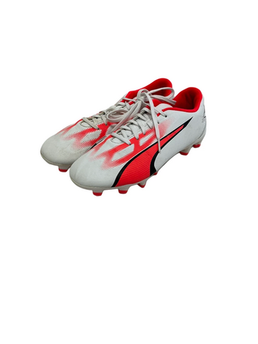 Used Puma ULTRA PLAY Soccer Cleats White And Pink Senior 8.5 11692-S000148515