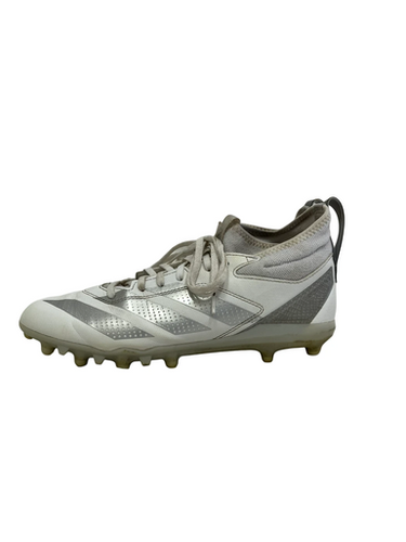 Used Adidas ADIZERO Adult FB Cleats White Senior 9 11692-S000148555
