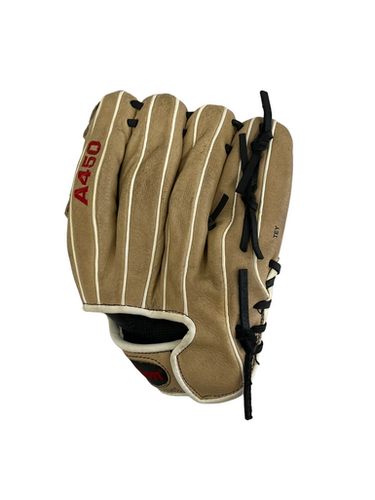 Used Wilson A450 BB/SB Glove LH Throw Black 11 1/2" 11692-S000148563