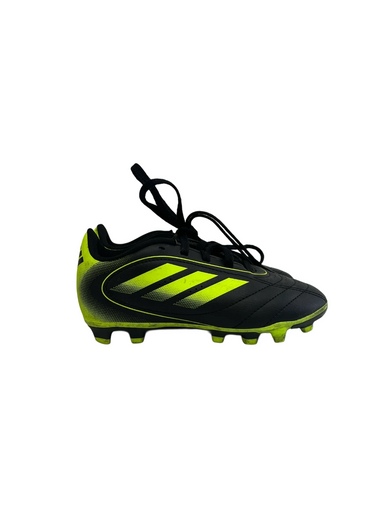 Used Adidas GOLETTO Soccer Cleats Black And Optic Yellow Youth 12.0 11692-S000148587