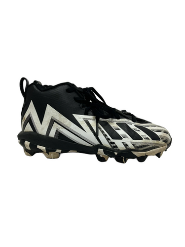 Used Adidas FREAK Jr FB Cleats Black And White Junior 02.5 11692-S000148185