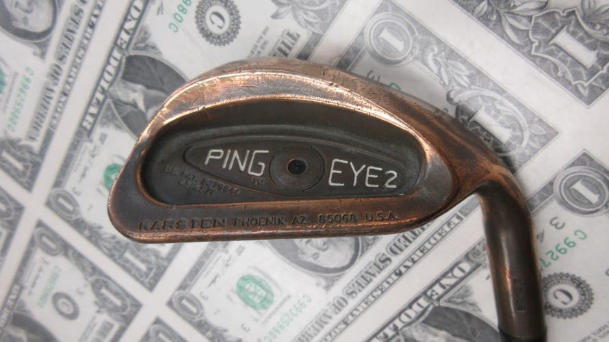 Men's Ping Eye 2 Beryllium Copper Right Handed Wedge Sand Graphite Shaft (Used)