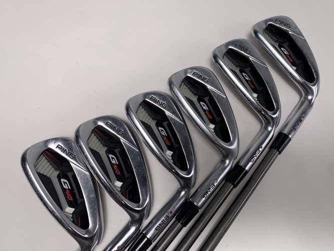 Ping G410 Iron Set 6-PW+GW Red Dot 1* Flat SteelFiber i95 Regular RH +1/2''