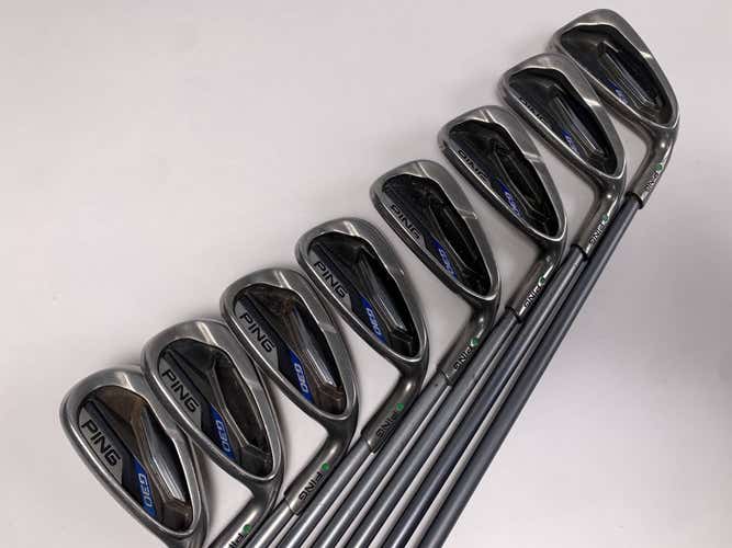 Ping G30 Iron Set 4-PW+GW Green Dot 2* Up TFC 419 Soft Regular Senior RH