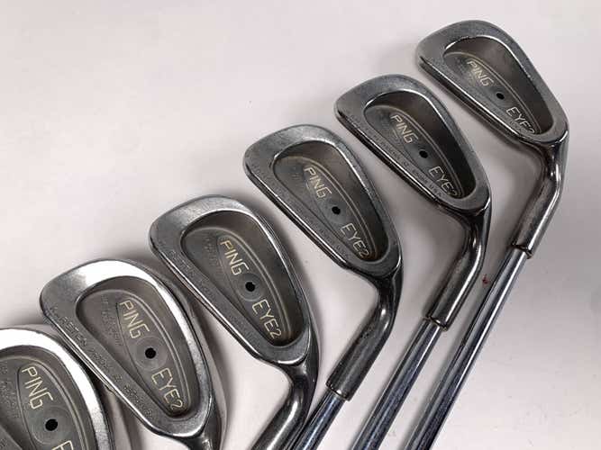 Ping Eye 2 Iron Set 3-PW+SW+LW Black Dot Karsten ZZ-Lite Regular Steel Mens RH