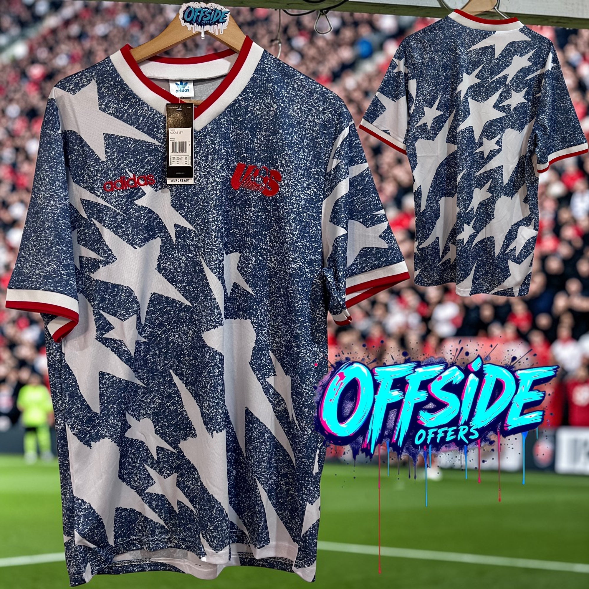 Vintage USA 94 soccer jersey XXL Men's Adidas | SidelineSwap | Buy