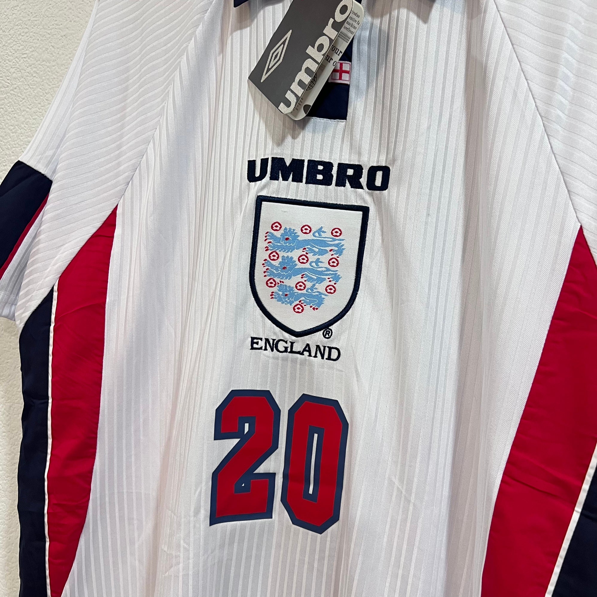 England #20 Owen World Cup 98 Jersey XxL | SidelineSwap | Buy and
