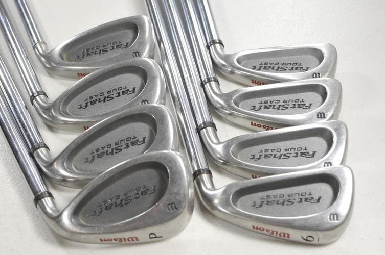 Wilson Fat Shaft Tour Cast 3-PW Iron Set Regular Flex Right Steel # 209233