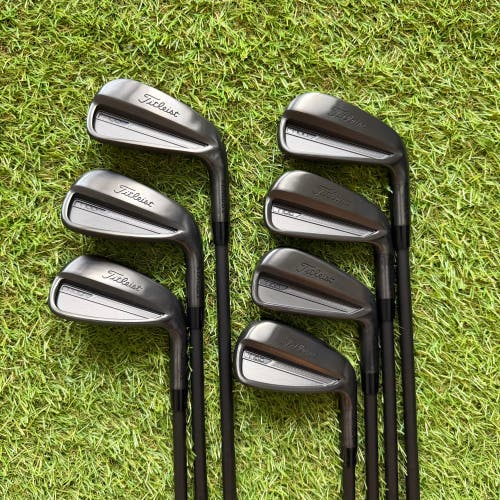 Titleist T100 Black Forged Iron Set 4–PW | Dynamic Gold 105 S300 Shafts | RH | Golf Pride Grips