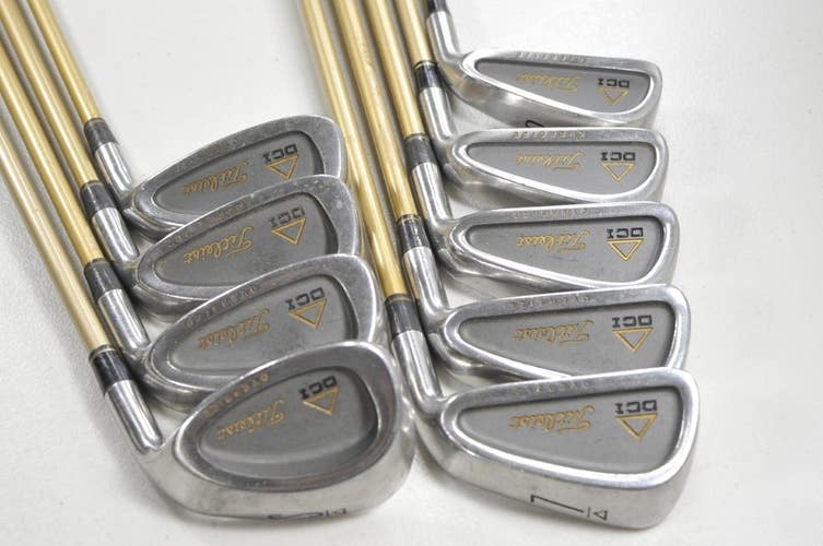 Titleist DCI Gold 3-PW,SW Iron Set Senior Flex Right Tri-Spec Graphite # 211361