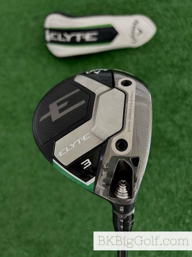 Callaway Elyte 15 Degree 3 Wood w Headcover / Stiff